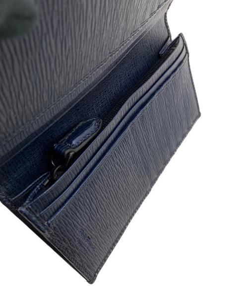 Salvatore Ferragamo（サルヴァトーレ フェラガモ）Salvatore Ferragamo (サルヴァトーレ フェラガモ) 長財布　ガンチーニ ネイビーの古着・服飾アイテム