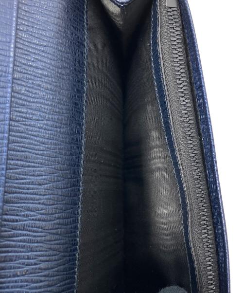 Salvatore Ferragamo（サルヴァトーレ フェラガモ）Salvatore Ferragamo (サルヴァトーレ フェラガモ) 長財布　ガンチーニ ネイビーの古着・服飾アイテム