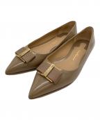 Salvatore Ferragamoサルヴァトーレ フェラガモ）の古着「ポインテッドトゥパンプス」｜ブラウン