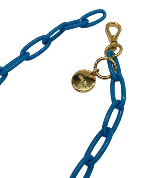 PRADA（プラダ）PRADA (プラダ) ネックレス ブルーの古着・服飾アイテム