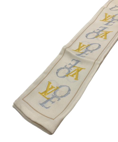 LOUIS VUITTON（ルイ ヴィトン）LOUIS VUITTON (ルイ ヴィトン) ザッツラブ　スカーフ ベージュの古着・服飾アイテム