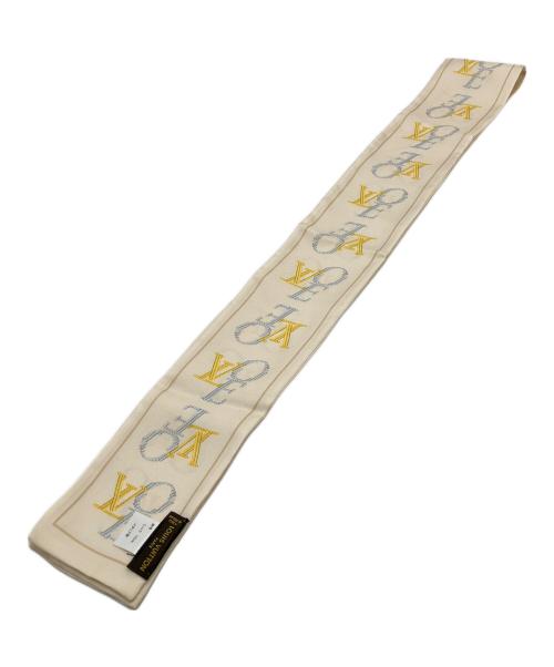 LOUIS VUITTON（ルイ ヴィトン）LOUIS VUITTON (ルイ ヴィトン) ザッツラブ　スカーフ ベージュの古着・服飾アイテム