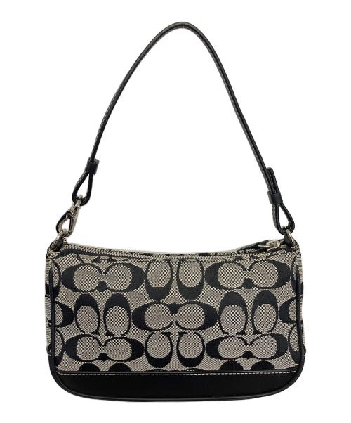 COACH（コーチ）COACH (コーチ) アクセサリーポーチ ブラック×グレーの古着・服飾アイテム