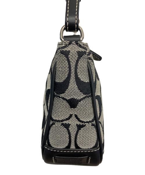 COACH（コーチ）COACH (コーチ) アクセサリーポーチ ブラック×グレーの古着・服飾アイテム