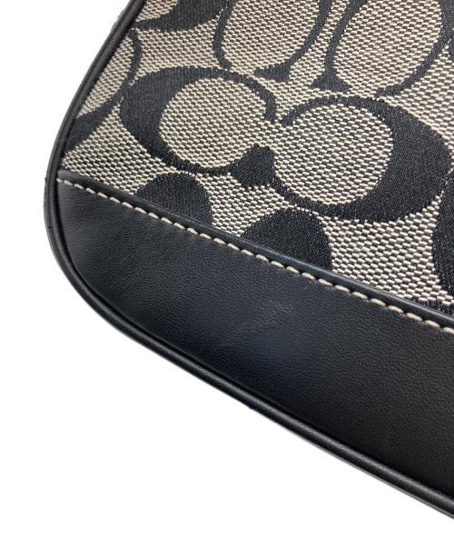COACH（コーチ）COACH (コーチ) アクセサリーポーチ ブラック×グレーの古着・服飾アイテム