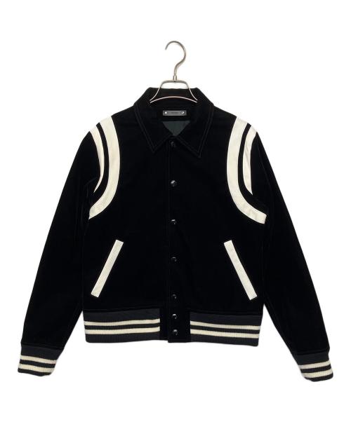 MINEDENIM（マインデニム）MINEDENIM (マインデニム) バーシティージャケット ブラック サイズ:１の古着・服飾アイテム