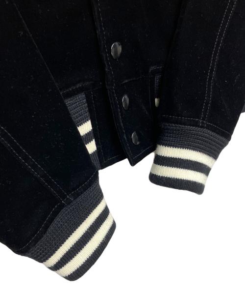 MINEDENIM（マインデニム）MINEDENIM (マインデニム) バーシティージャケット ブラック サイズ:１の古着・服飾アイテム