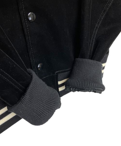 MINEDENIM（マインデニム）MINEDENIM (マインデニム) バーシティージャケット ブラック サイズ:１の古着・服飾アイテム