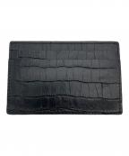 WACKO MARIA×PORTERワコマリア×ポーター）の古着「パイソンカードケース」｜ブラック