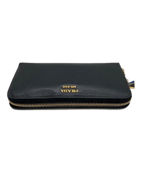 PRADA（プラダ）PRADA (プラダ) 長財布 ブラックの古着・服飾アイテム