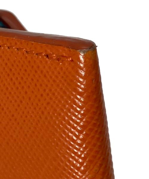 PRADA（プラダ）PRADA (プラダ) カードケース オレンジの古着・服飾アイテム