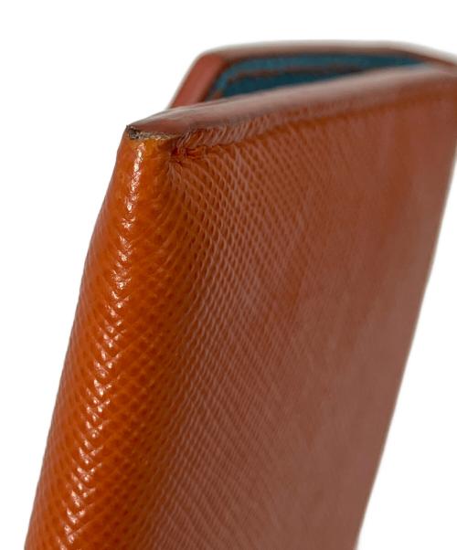 PRADA（プラダ）PRADA (プラダ) カードケース オレンジの古着・服飾アイテム