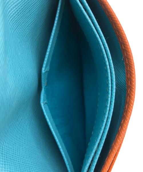 PRADA（プラダ）PRADA (プラダ) カードケース オレンジの古着・服飾アイテム