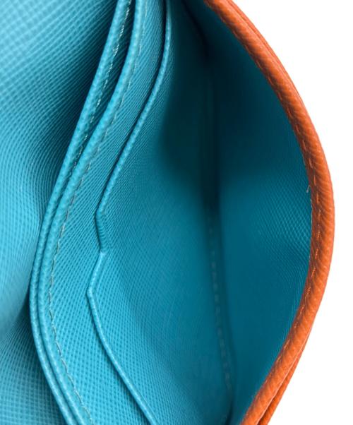 PRADA（プラダ）PRADA (プラダ) カードケース オレンジの古着・服飾アイテム