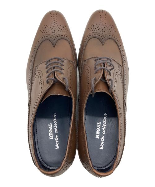 REGAL（リーガル）REGAL (リーガル) ウィングチップシューズ ブラウン サイズ:25.5cmの古着・服飾アイテム
