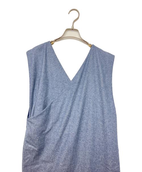 GALERIE VIE（ギャルリーヴィー）GALERIE VIE (ギャルリーヴィー) ジャンパースカート ブルー サイズ:36の古着・服飾アイテム