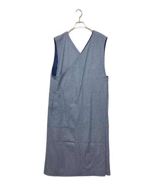 GALERIE VIE（ギャルリーヴィー）GALERIE VIE (ギャルリーヴィー) ジャンパースカート ブルー サイズ:36の古着・服飾アイテム