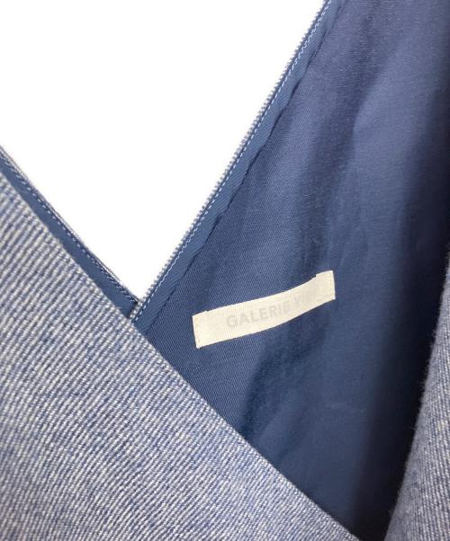 GALERIE VIE（ギャルリーヴィー）GALERIE VIE (ギャルリーヴィー) ジャンパースカート ブルー サイズ:36の古着・服飾アイテム