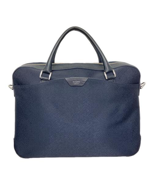 PELLE MORBIDA（ペッレモルビダ）PELLE MORBIDA (ペッレモルビダ) 2WAYバッグ ネイビーの古着・服飾アイテム