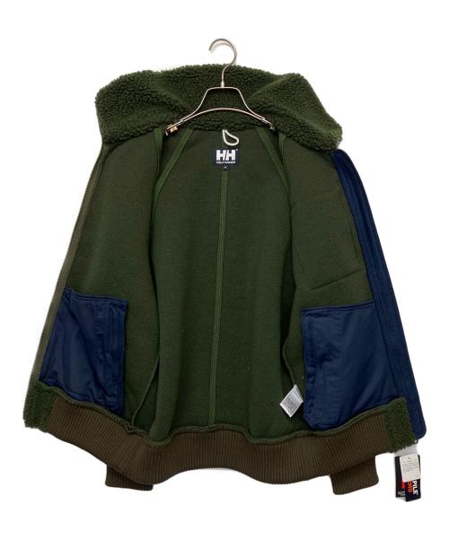 HELLY HANSEN（ヘリーハンセン）HELLY HANSEN (ヘリーハンセン) FIBERPILE THERMO JACKET グリーン サイズ:Mの古着・服飾アイテム