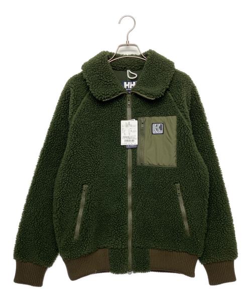 HELLY HANSEN（ヘリーハンセン）HELLY HANSEN (ヘリーハンセン) FIBERPILE THERMO JACKET グリーン サイズ:Mの古着・服飾アイテム