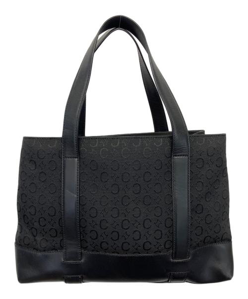 CELINE（セリーヌ）CELINE (セリーヌ) Cマカダム　トートバッグ ブラックの古着・服飾アイテム
