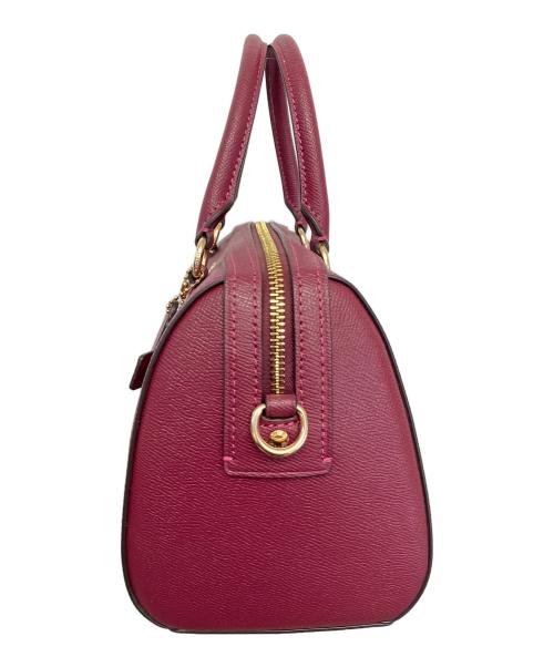 COACH（コーチ）COACH (コーチ) ハンドバッグ レッドの古着・服飾アイテム