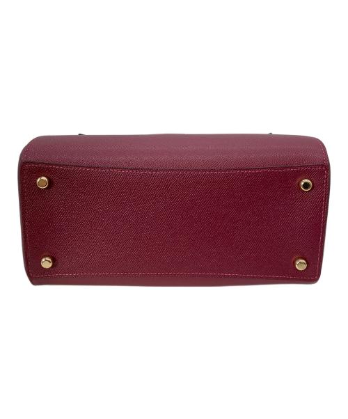 COACH（コーチ）COACH (コーチ) ハンドバッグ レッドの古着・服飾アイテム