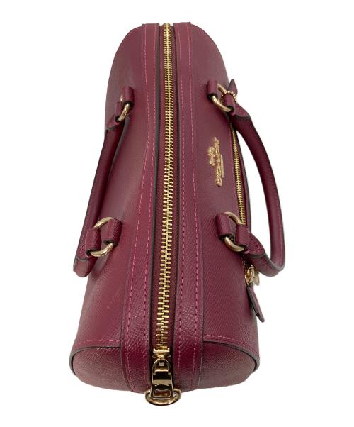 COACH（コーチ）COACH (コーチ) ハンドバッグ レッドの古着・服飾アイテム