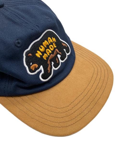 HUMAN MADE（ヒューマンメイド）HUMAN MADE (ヒューマンメイド) キャップ ネイビー×ブラックの古着・服飾アイテム