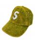 SUPREME（シュプリーム）の古着「キャップ 23AW Corduroy Slogo 6Panel CaP」｜グリーン×イエロー