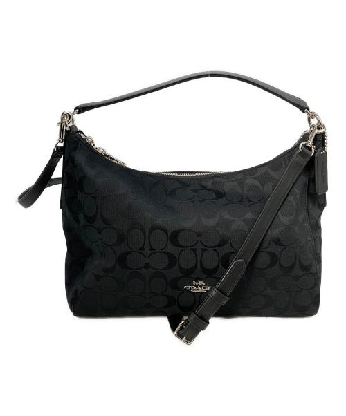 COACH（コーチ）COACH (コーチ) シグネチャー 2wayワンショルダーバッグ ブラックの古着・服飾アイテム