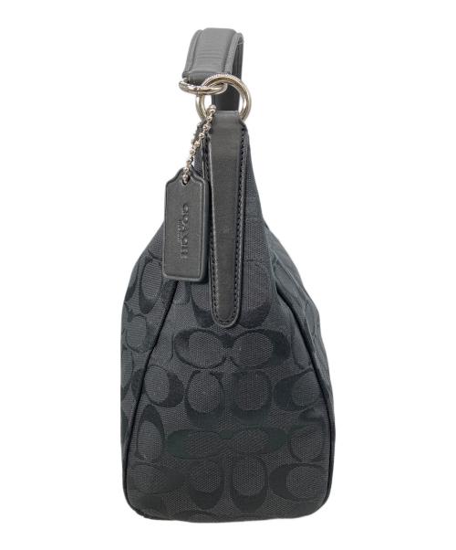 COACH（コーチ）COACH (コーチ) シグネチャー 2wayワンショルダーバッグ ブラックの古着・服飾アイテム