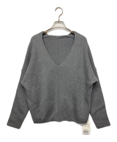 DEUXIEME CLASSE（ドゥーズィエム クラス）DEUXIEME CLASSE (ドゥーズィエム クラス) 厚手ニット グレー サイズ:FREE 未使用品の古着・服飾アイテム