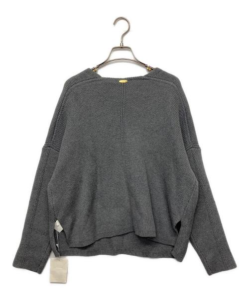 DEUXIEME CLASSE（ドゥーズィエム クラス）DEUXIEME CLASSE (ドゥーズィエム クラス) 厚手ニット グレー サイズ:FREE 未使用品の古着・服飾アイテム