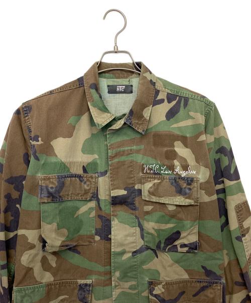htc（エイチティーシー）htc (エイチティーシー) ミリタリージャケット グリーン サイズ:1の古着・服飾アイテム
