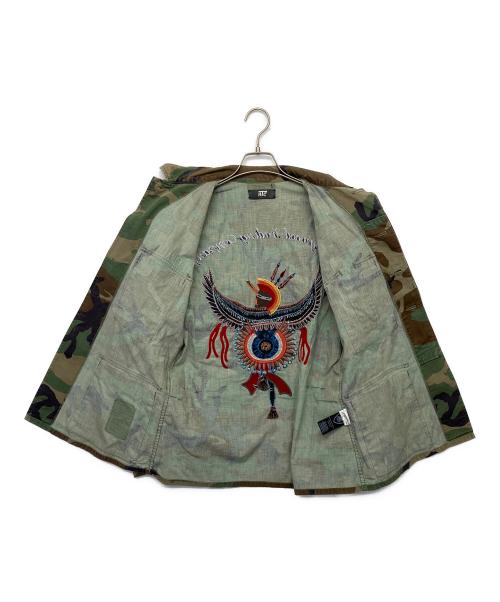 htc（エイチティーシー）htc (エイチティーシー) ミリタリージャケット グリーン サイズ:1の古着・服飾アイテム