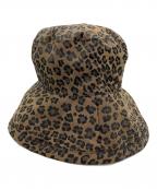 FENDIフェンディ）の古着「レオパード柄バケットハット」｜ブラウン