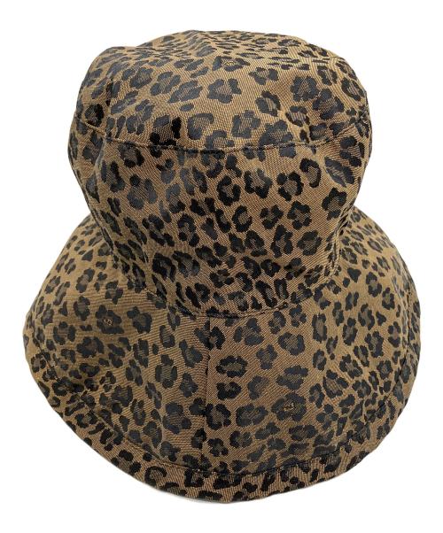 FENDI（フェンディ）FENDI (フェンディ) レオパード柄バケットハット ブラウンの古着・服飾アイテム