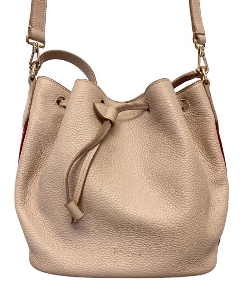 BALLY（バリー）BALLY (バリー) 2WAYバッグ ピンク×レッドの古着・服飾アイテム