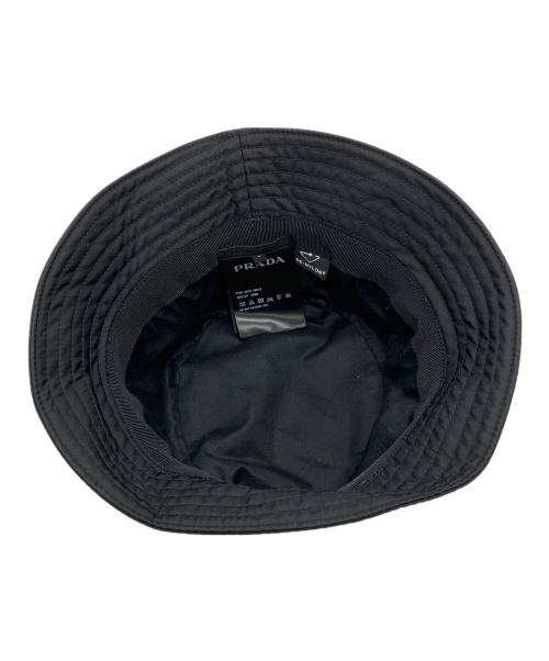PRADA（プラダ）PRADA (プラダ) Re-Nylonバケットハット ブラック サイズ:Sの古着・服飾アイテム