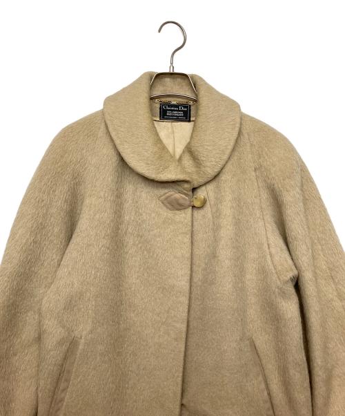 Christian Dior（クリスチャン ディオール）Christian Dior (クリスチャン ディオール) ウールコート ベージュ サイズ:不明の古着・服飾アイテム