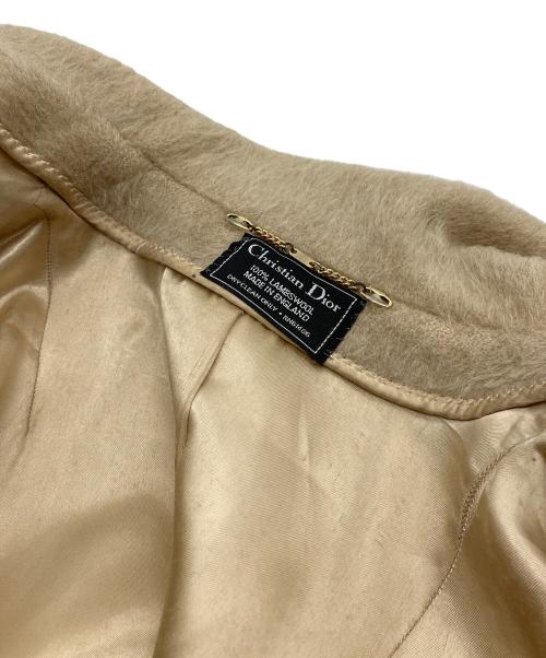 Christian Dior（クリスチャン ディオール）Christian Dior (クリスチャン ディオール) ウールコート ベージュ サイズ:不明の古着・服飾アイテム