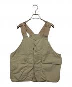 BEAMSビームス）の古着「ナイロンハンティングベスト」｜ベージュ