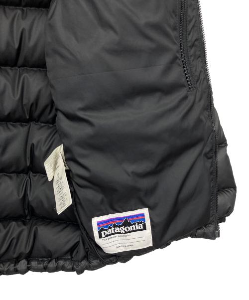 Patagonia（パタゴニア）Patagonia (パタゴニア) ボーイズ ハイロフト ダウン セーター フーディ ブラック サイズ:Sの古着・服飾アイテム