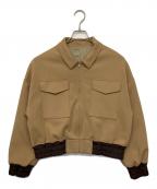 AGNOSTAGNOST）の古着「ジップジャケット」｜ベージュ