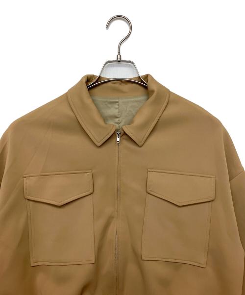 AGNOST（AGNOST）AGNOST (AGNOST) ジップジャケット ベージュ サイズ:38の古着・服飾アイテム