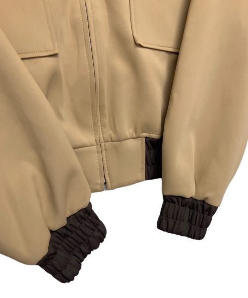 AGNOST（AGNOST）AGNOST (AGNOST) ジップジャケット ベージュ サイズ:38の古着・服飾アイテム