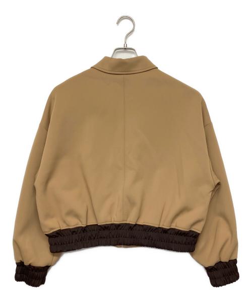 AGNOST（AGNOST）AGNOST (AGNOST) ジップジャケット ベージュ サイズ:38の古着・服飾アイテム