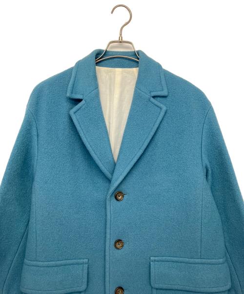MACPHEE（マカフィー）MACPHEE (マカフィー) ウールコート スカイブルー サイズ:34の古着・服飾アイテム